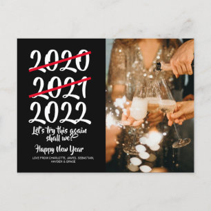 Humor Corona Virus 2020 2021 2022 New Year Holiday Feiertagspostkarte