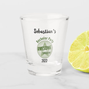 Humor Custom Bachelor Party Phantastisch Sauce Schnapsglas