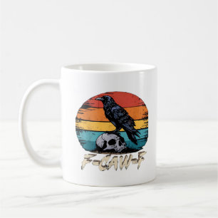 Humor F-Caw-F Gothic Lustiger Krähe Essential Retr Kaffeetasse