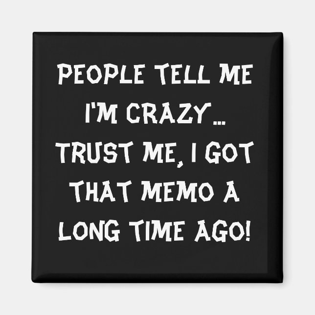 Humor Funny Magnet Locker Magnet (Vorne)