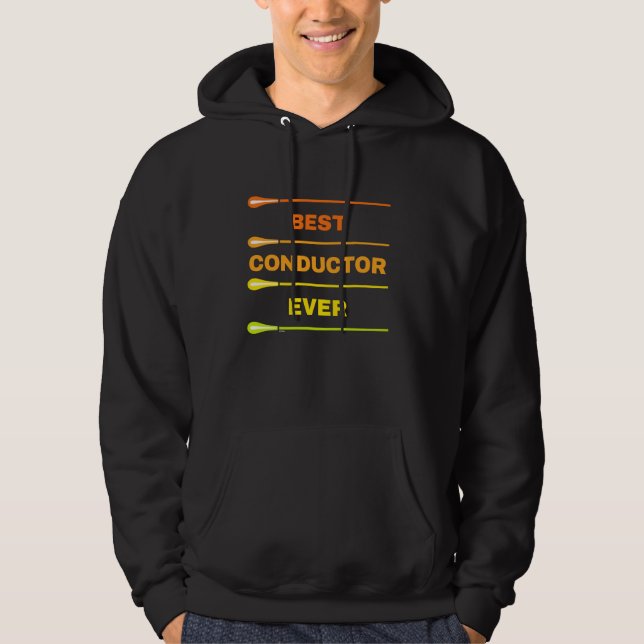Humor für Maestro oder Bester Dirigent überhaupt E Hoodie (Vorderseite)