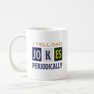 Humor Geeks Charme Ich erzähle Papa-Witze regelmäß Kaffeetasse
