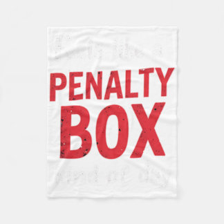 Humor Hockey Fühlt Sich Wie Ein Tag Im Strafbank ( Fleecedecke
