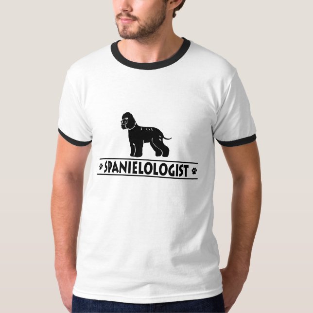 Humor Irish Water Spanier T-Shirt (Vorderseite)