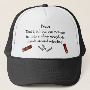 Humor Peace Hat Truckerkappe