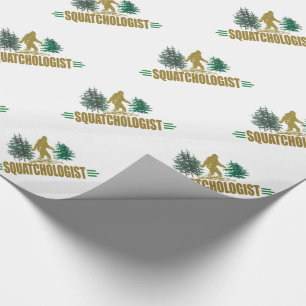 Humor Sasquatsch, Funny Big Foot Geschenkpapier