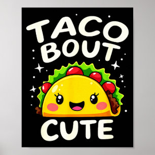 Humor-Taco über süße Mädchen-Geburtstagsfeier Poster