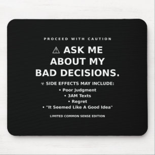 Humor Zitat Lustig Sarkastisch Nachvollziehbar Gra Mousepad