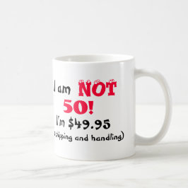 Humorale 50. Geburtstagsfeier-Tasse Tasse