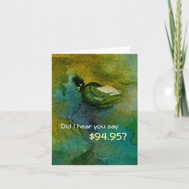 Humorale 95. Geburtstagskarte Karte (Vorderseite)