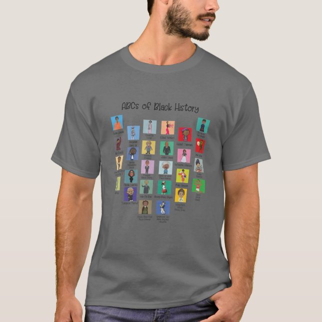 Humorale Abschlüsse von Schwarzgeschichte - Monats T-Shirt (Vorderseite)
