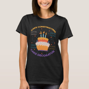 Humorale Cakes Bauen Koch Gag Sprichwort T-Shirt