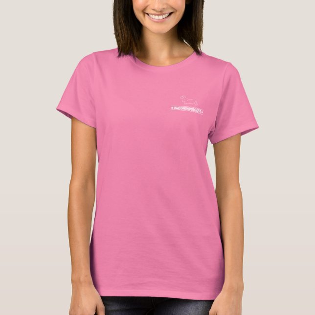 Humorale Drahthaar-Dackel T-Shirt (Vorderseite)