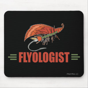 Humorale Fliegenbindung, Fliegenfischerei Mousepad