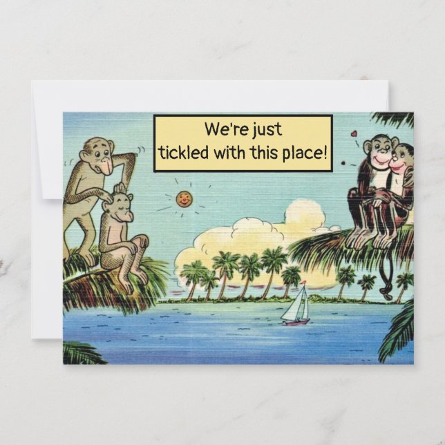 Humorale Florida Moving Ankündigung (Vorderseite)