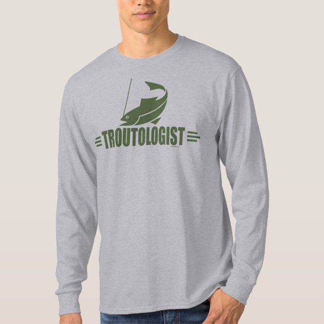 Humorale Forellenfischerei T-Shirt (Vorderseite)