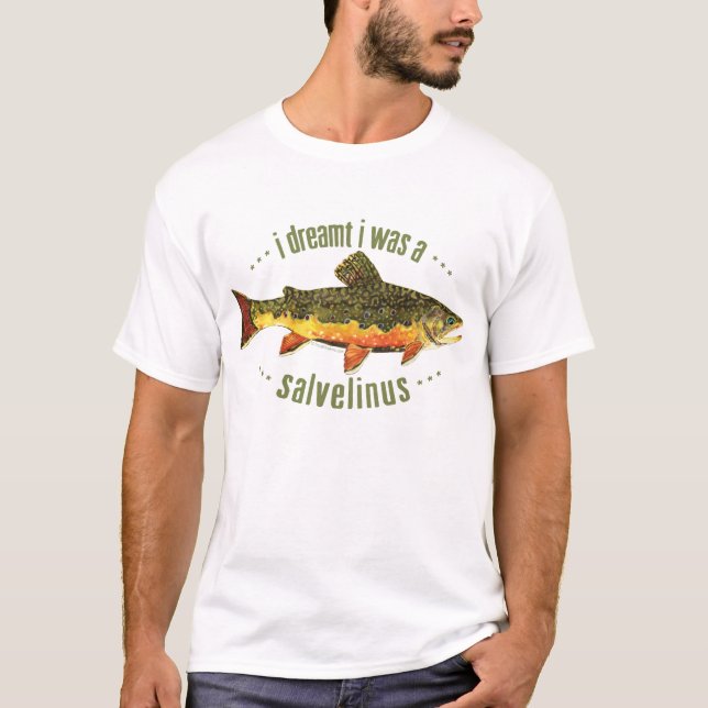 Humorale Forellenfischerei T-Shirt (Vorderseite)