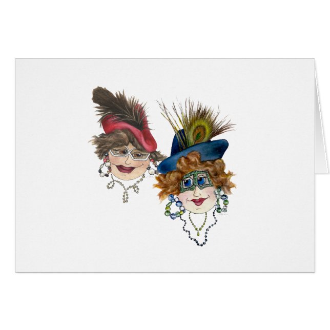 Humorale Frauen und Pizza gegen Salatkarte (Vorderseite (Horizontal))