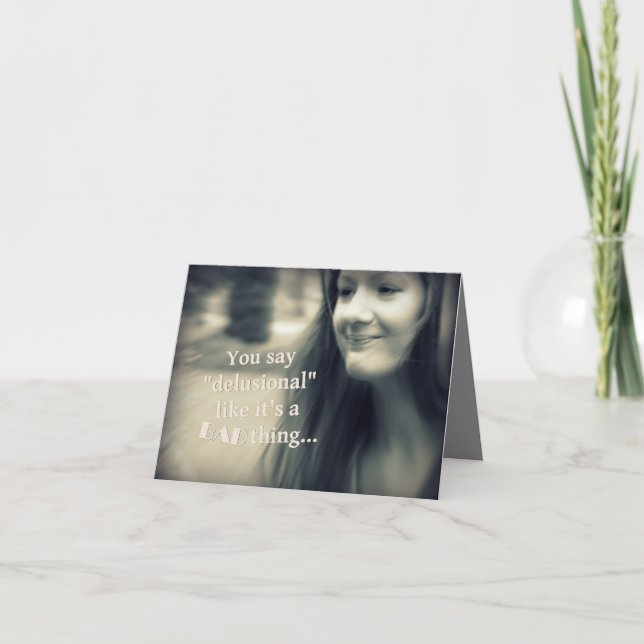 Humorale Geburtstagskarte Karte (Vorderseite)