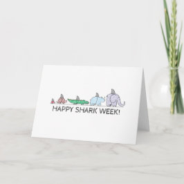 Humorale Happy Shark Week Karte