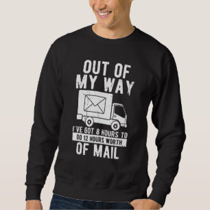 Humorale Lieferungen Chauffeur Lieferwagen Moto Sweatshirt