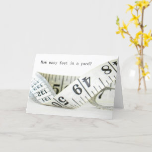 Humorale Messbandförderkarte Karte