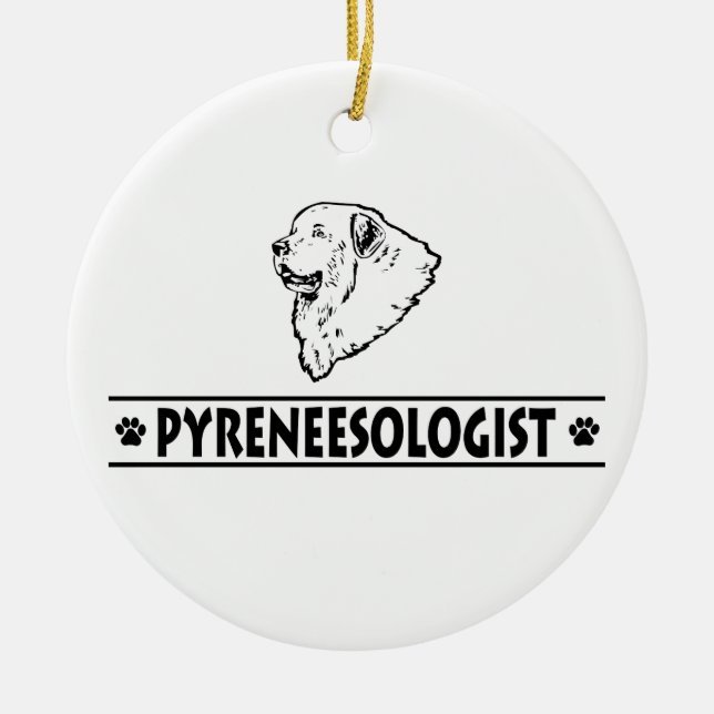 Humorale Pyrenäen Keramikornament (Vorne)