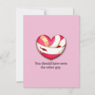 Humorale Trennung von Valentine Personalisiert Mitteilungskarte