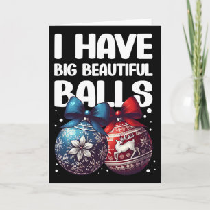 Humorale Weihnachten habe ich große schöne Weihnac Karte