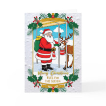 Humorale Weihnachtskarte für jeden