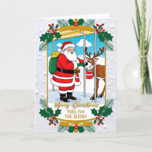 Humorale Weihnachtskarte für jeden Feiertagskarte