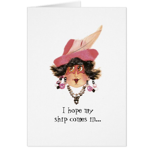 Humorale Whimsical Lady Card (Vorne)
