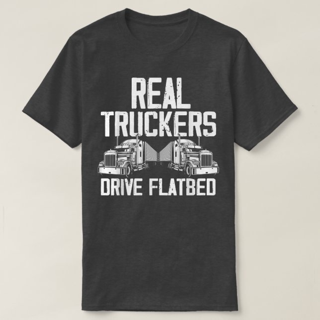 Humoraler Autofahrer Lieferwagen Truck Sarcastic T-Shirt (Design vorne)