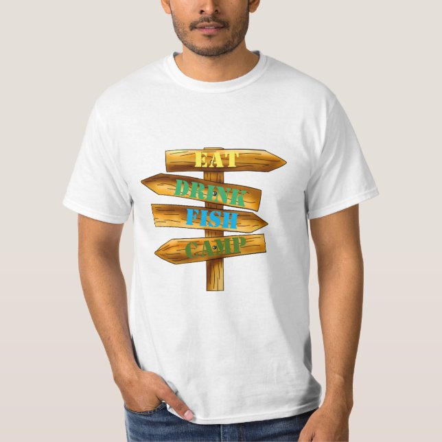 Humoraler Camper-T - Shirt (Vorderseite)