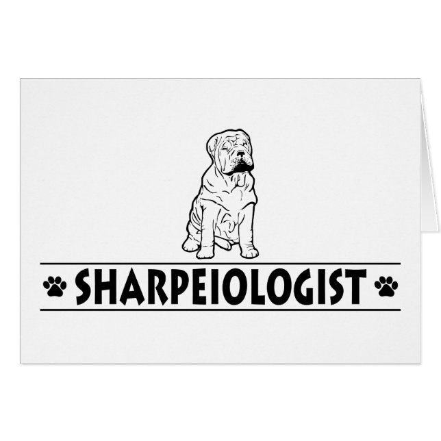 Humoraler chinesischer Shar-Pei (Vorderseite (Horizontal))