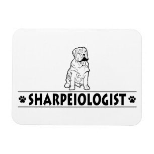 Humoraler chinesischer Shar-Pei Magnet