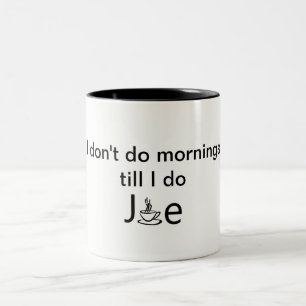 Humoraler Cup von Joe Zweifarbige Tasse