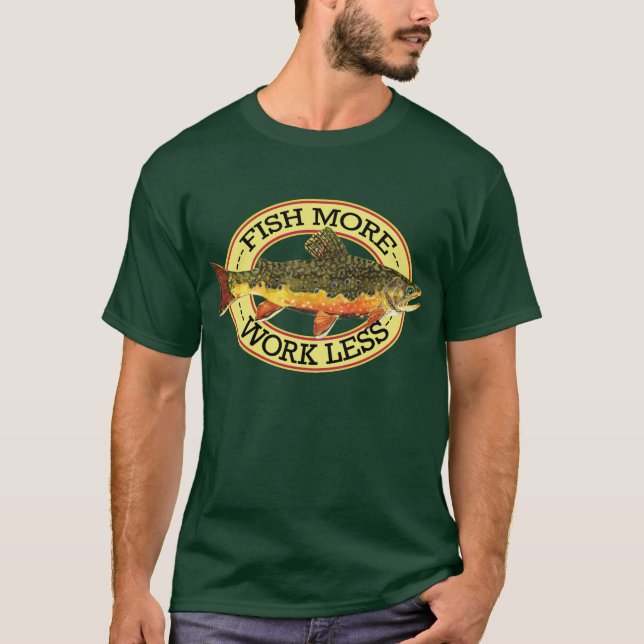 Humoraler Fischfang T-Shirt (Vorderseite)