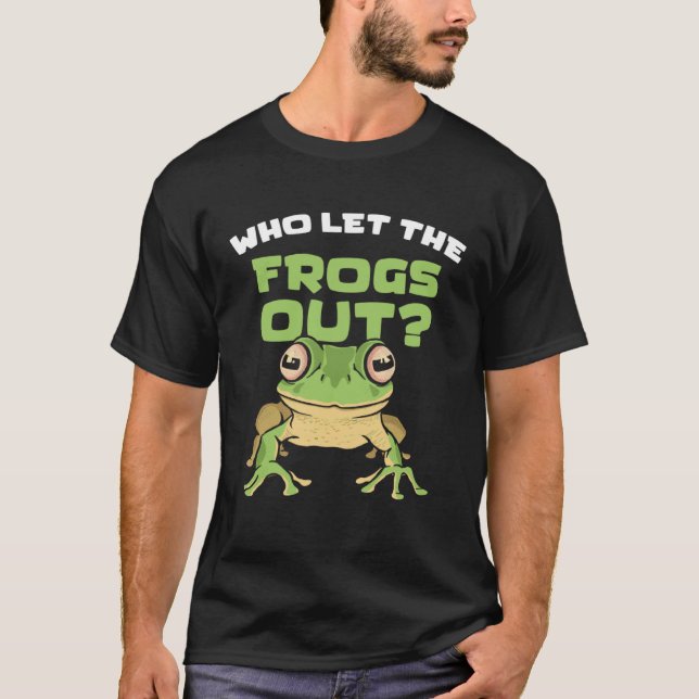 Humoraler Froschzettel Toad Tadpole T-Shirt (Vorderseite)