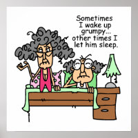 Humoraler Lass Grumpy Sleep