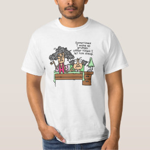 Humoraler Lass Grumpy Sleep T-Shirt