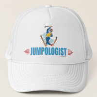 Humoraler Schneeschuh-Sprung
