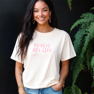 Humoraler Schwangerschaftsabdruck PinkT-Shirt Tri-Blend Shirt