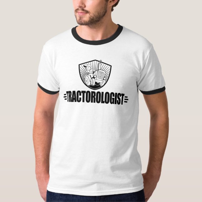 Humoraler Traktor T-Shirt (Vorderseite)
