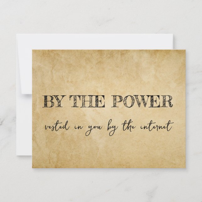 Humoraler Vorschlag: Einzigartiges "Heiraten wir" Einladung (Vorderseite)