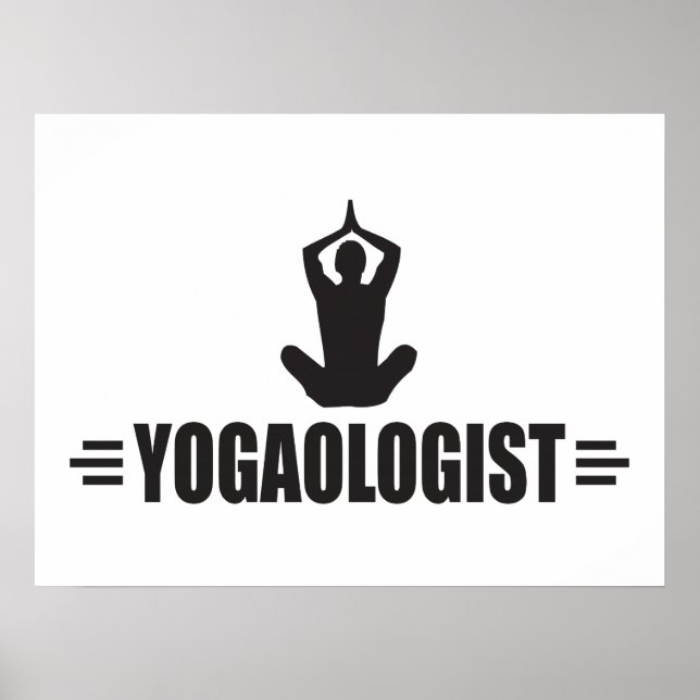 Humoraler Yoga Poster (Vorne)