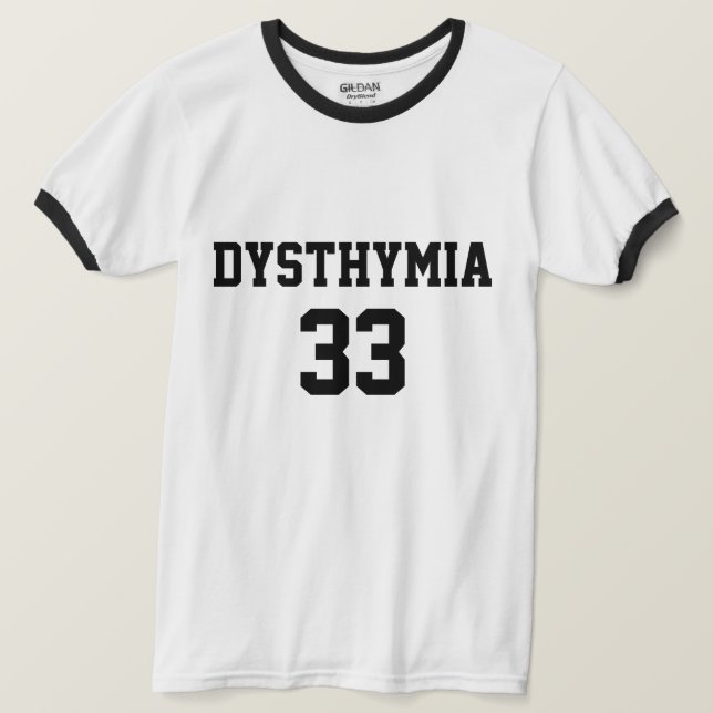 Humorales Depression Sports T-Shirt (Design vorne)