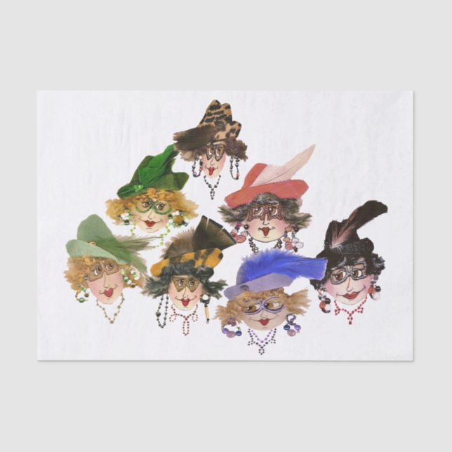 Humorales Frauenfachpapier Seidenpapier (Vorderseite)