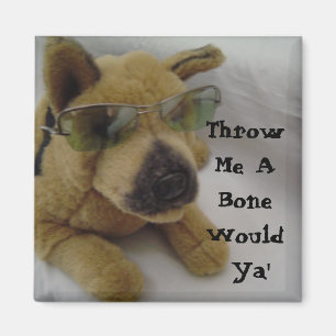 Humorales Hundeteam-Sprichwort Magnet