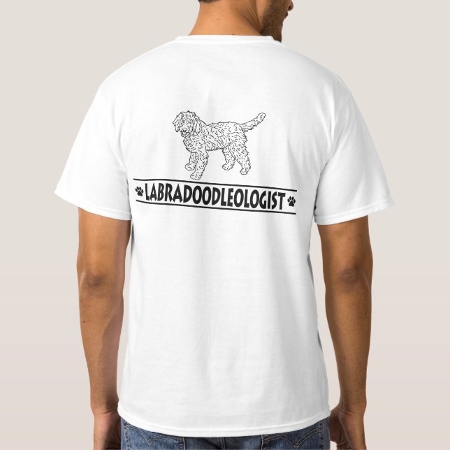 Humorales Labradoodal T-Shirt (Rückseite)